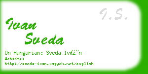 ivan sveda business card